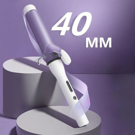 40mm Big Wave Hair Curler, 10 Sec Auto Heat, Ceramic Glaze